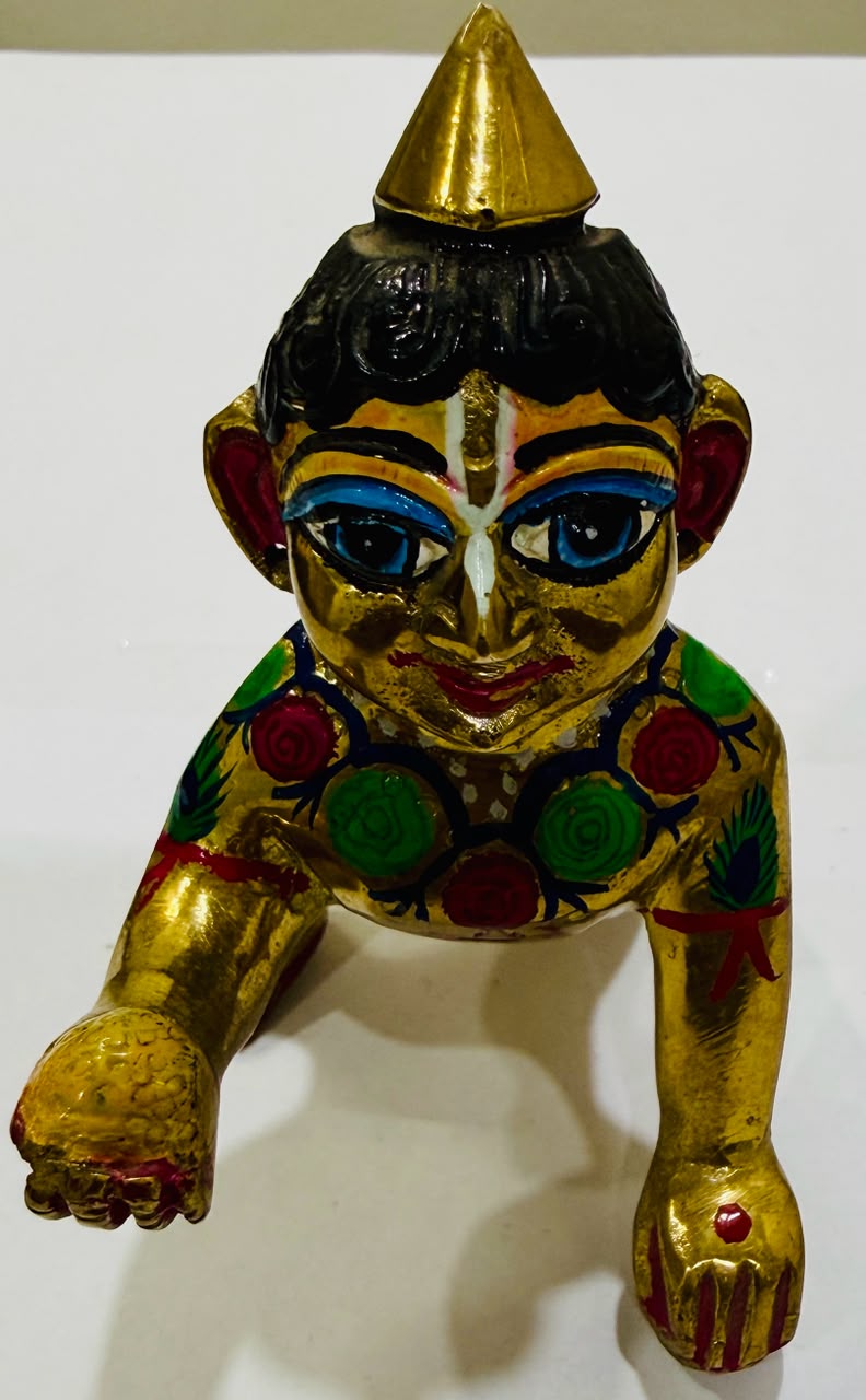  Laddu Gopal Ashtadhatu Idol – Size No. 4 3