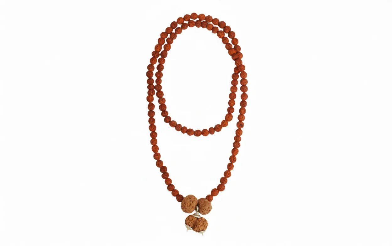 Prem Vriddhi Mala – 6 Mukhi, 7 Mukhi and Gauri Shankar Rudraksha and 5 mukhi Rudraksha