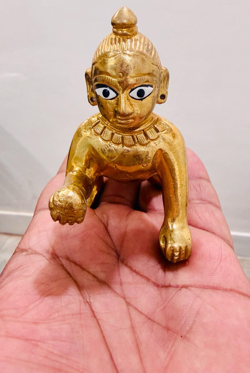 Laddu Gopal Ashtadhatu Idol – Size No. 2 5
