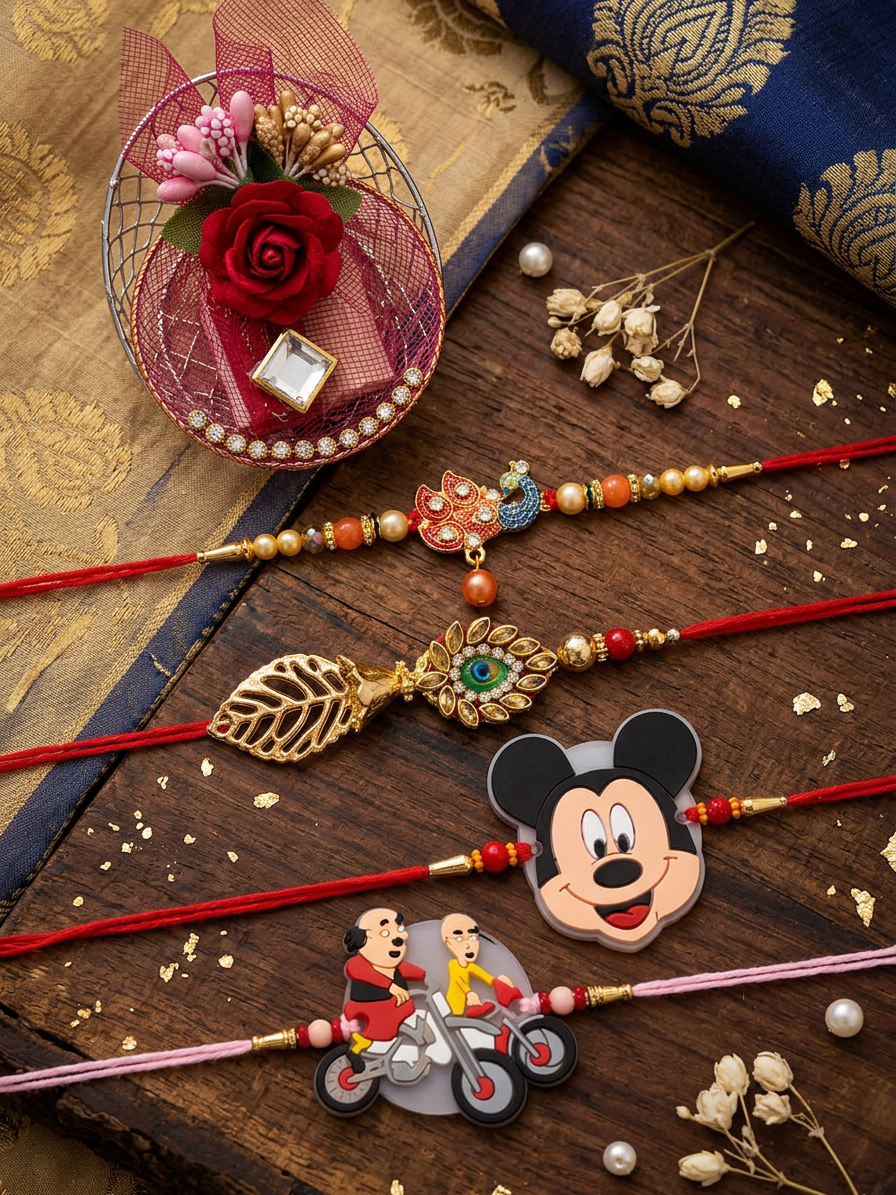  Couple Rakhi Set 2