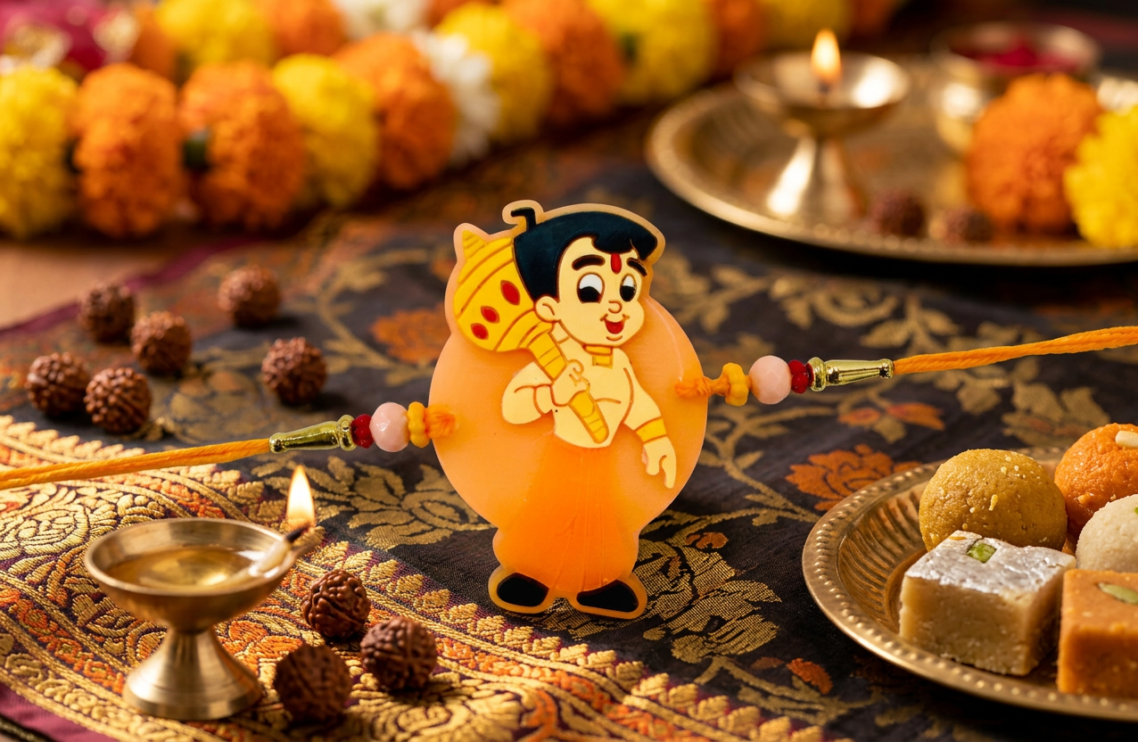 Couple Rakhi Set 1 3