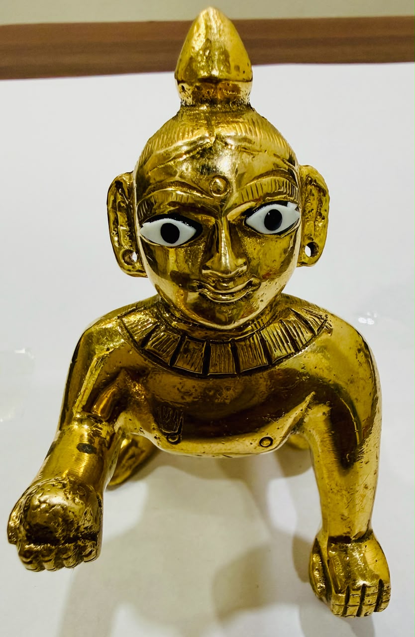  Laddu Gopal Ashtadhatu Idol – Size No. 4