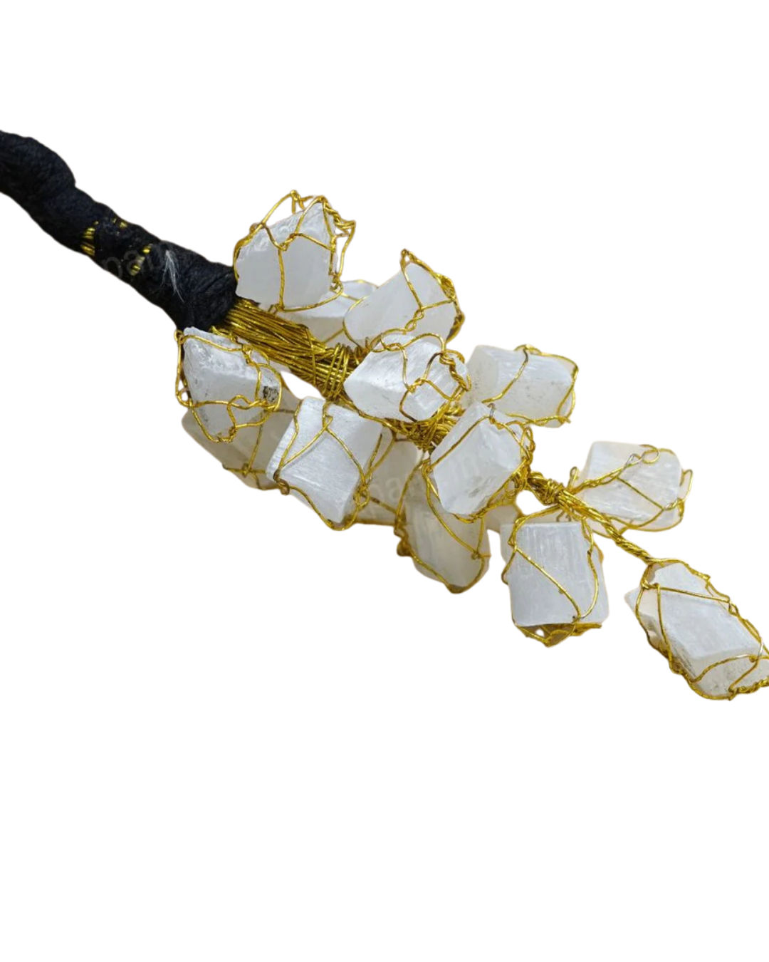 Raw Selenite Hanging Charm for Vaastu 2