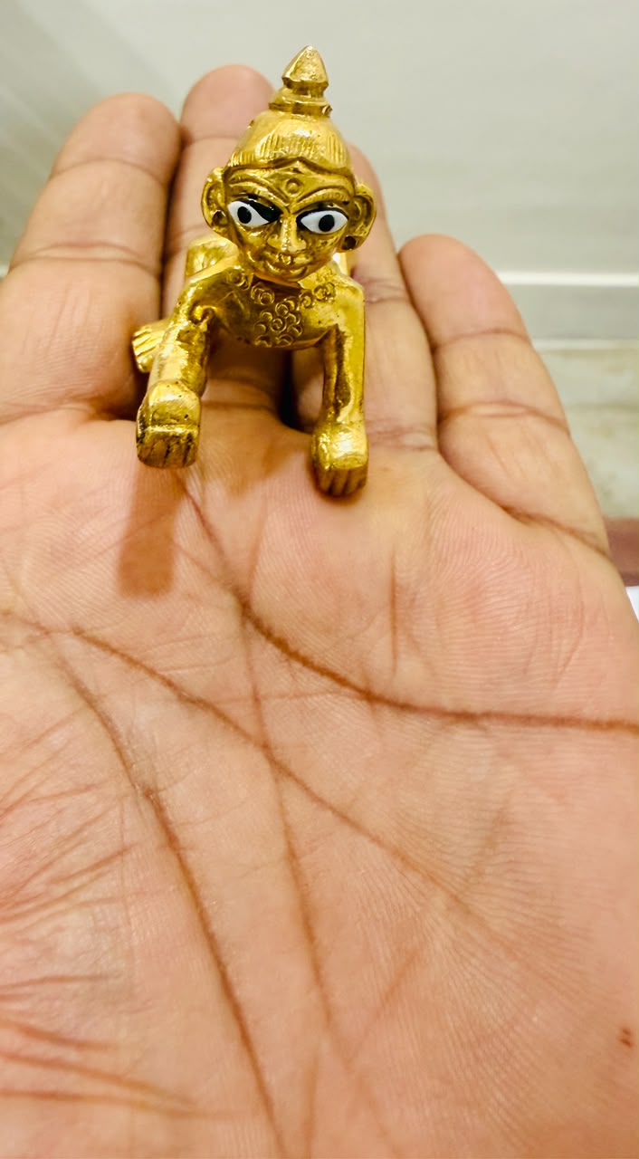  Laddu Gopal Ashtadhatu Idol – Size No. 0 2