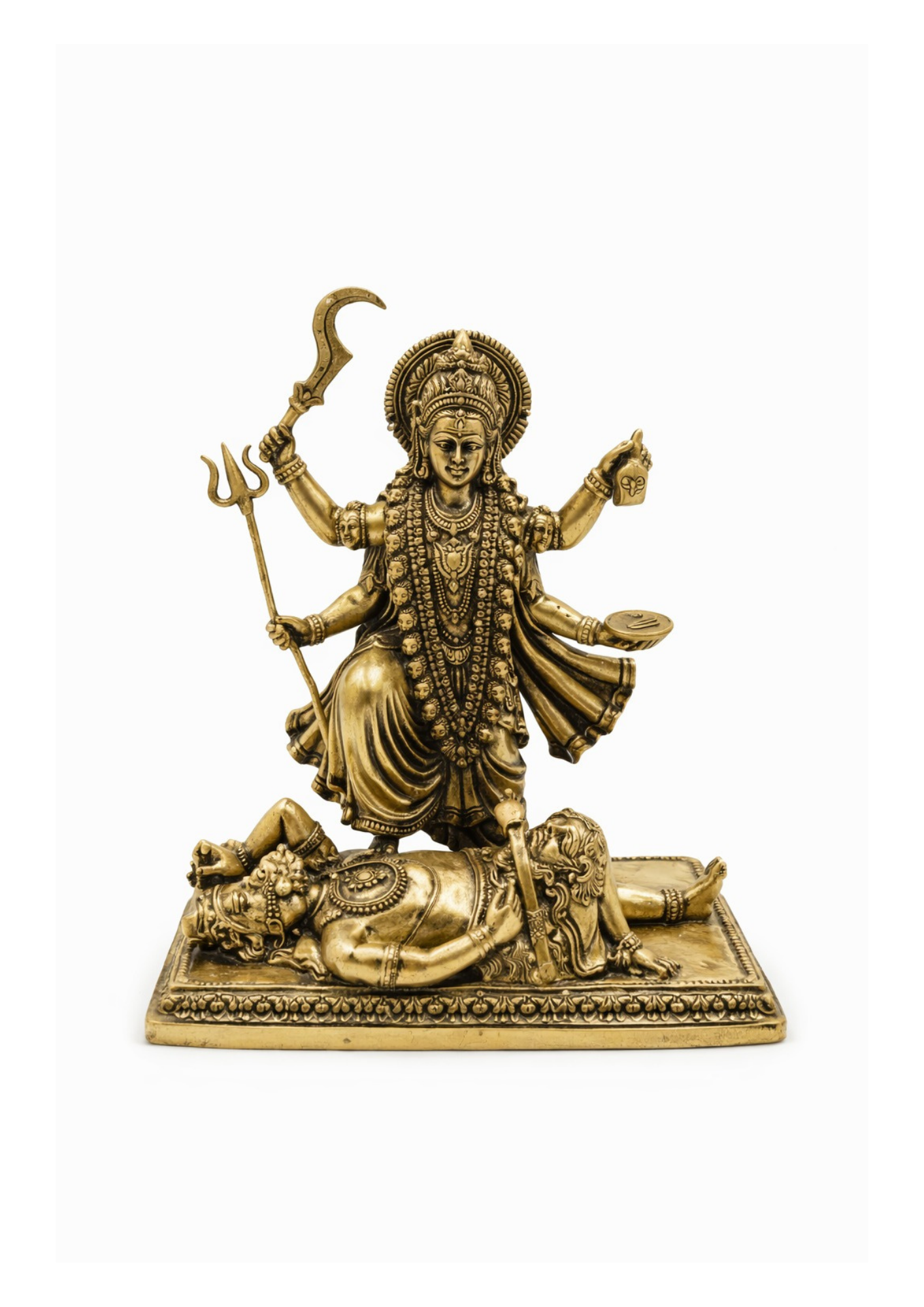 Brass Kali Idol 3 inch 110 GM aaprox