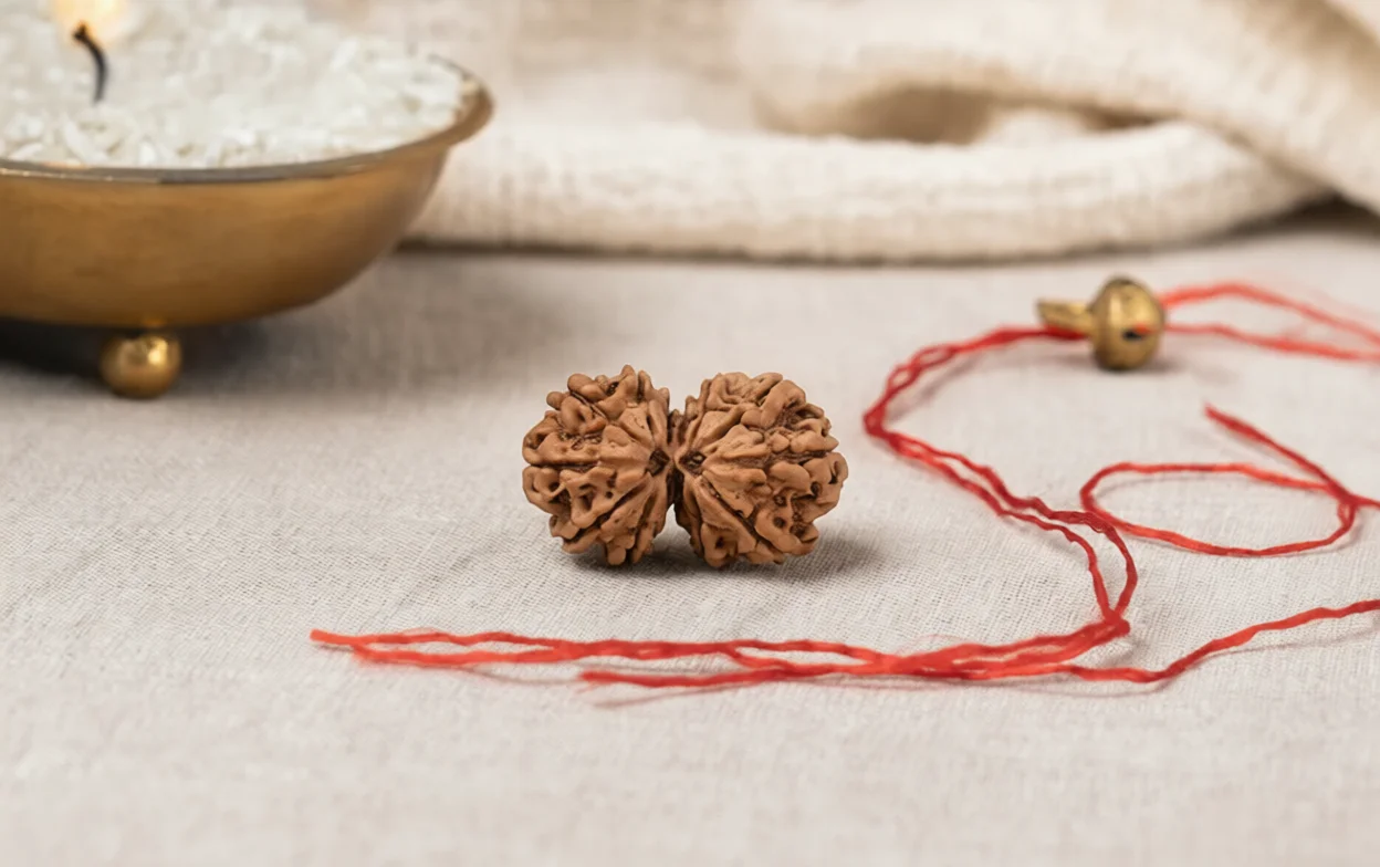 Natural Gauri Shankar Rudraksha 4