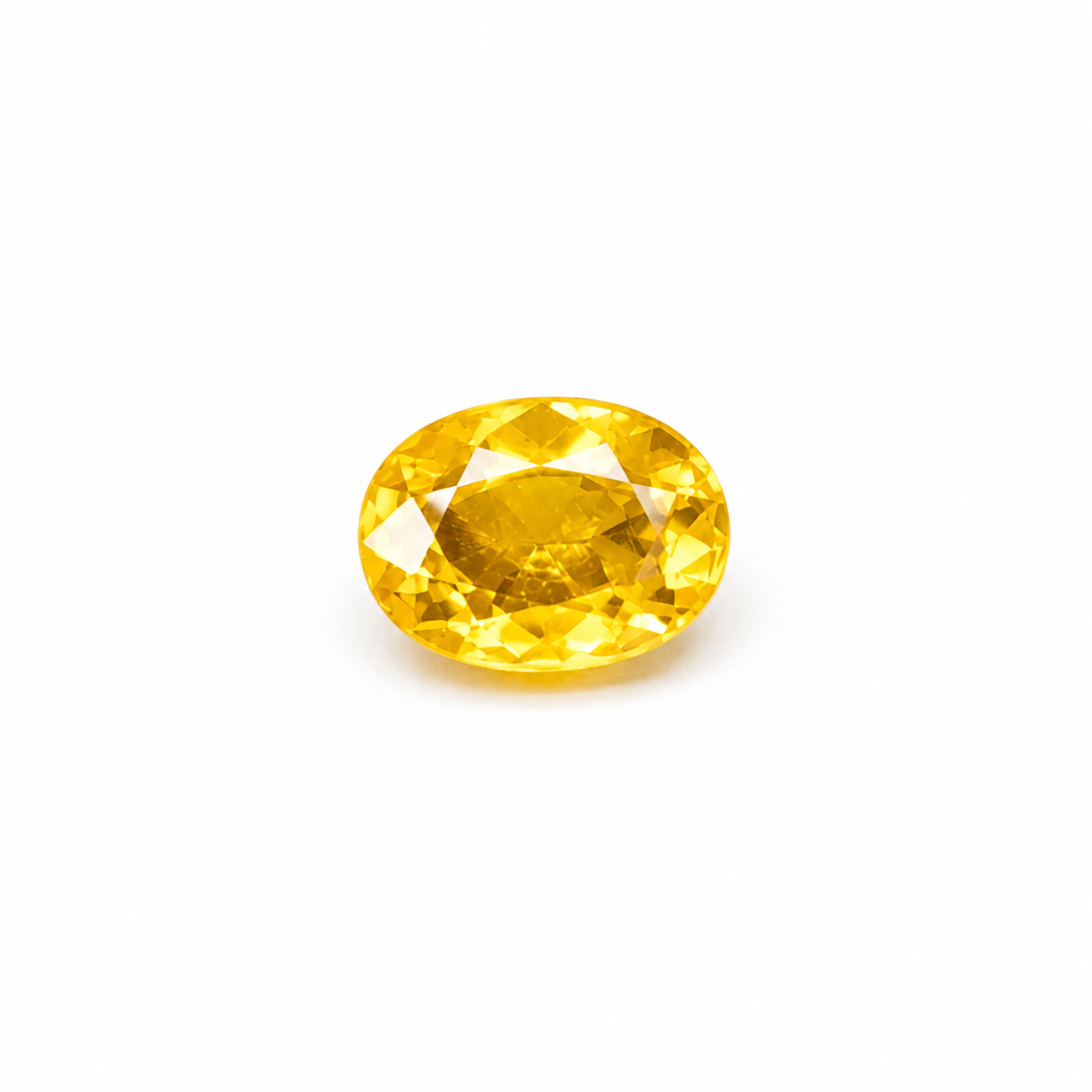 Yellow sapphire natural  ( pukhraj )  - 6.49 Carats 2