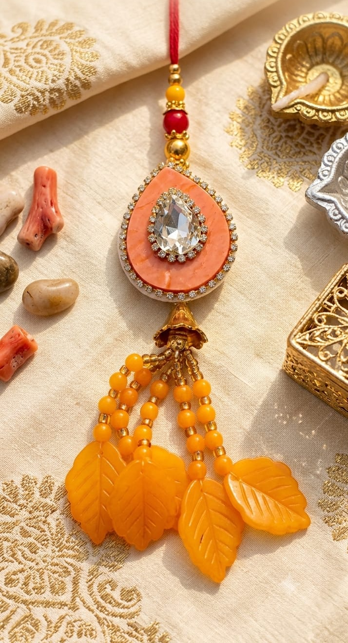 Couple Rakhi Set 5