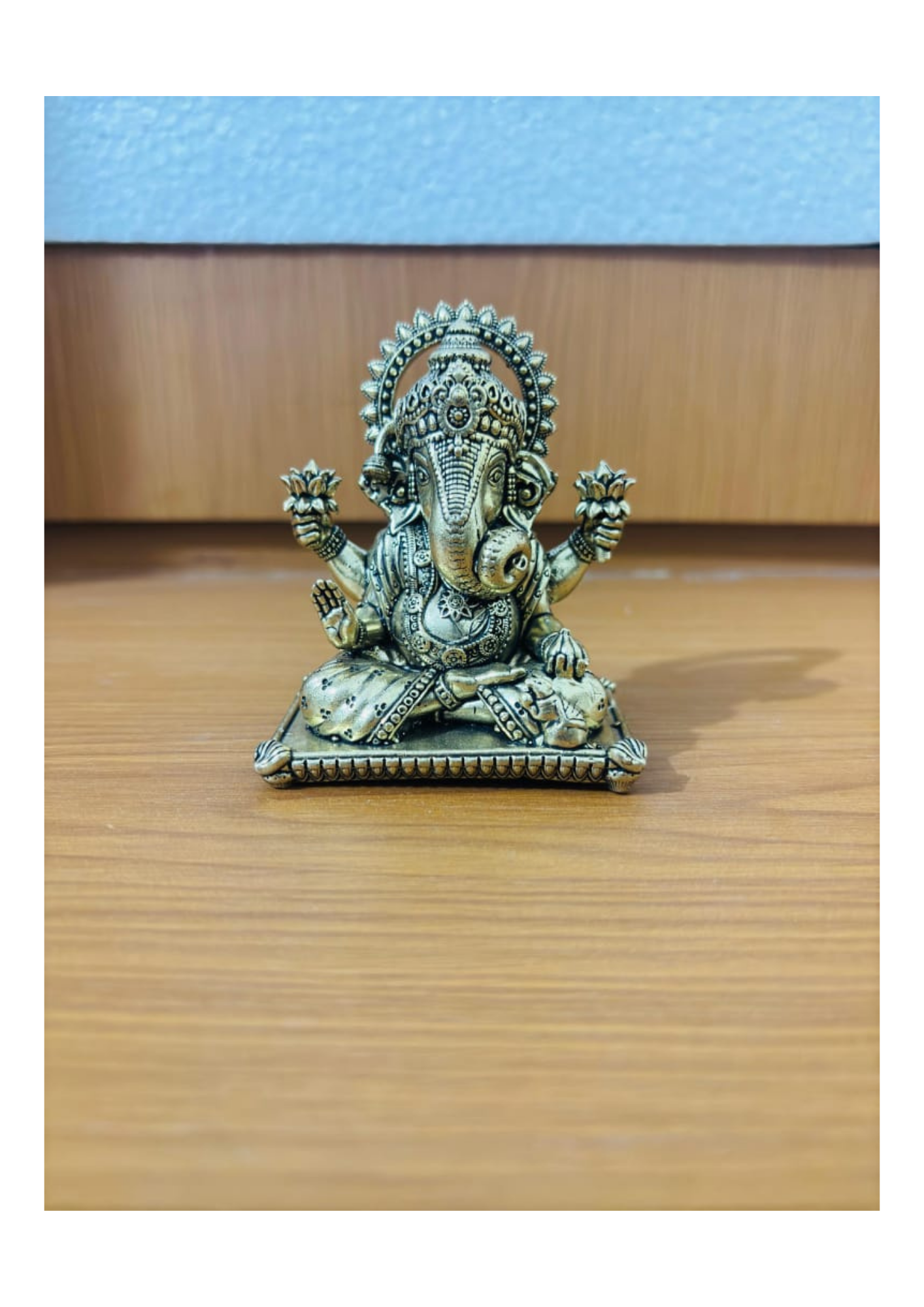 Brass Ganesh – 3 Inch | 150 gm Approx