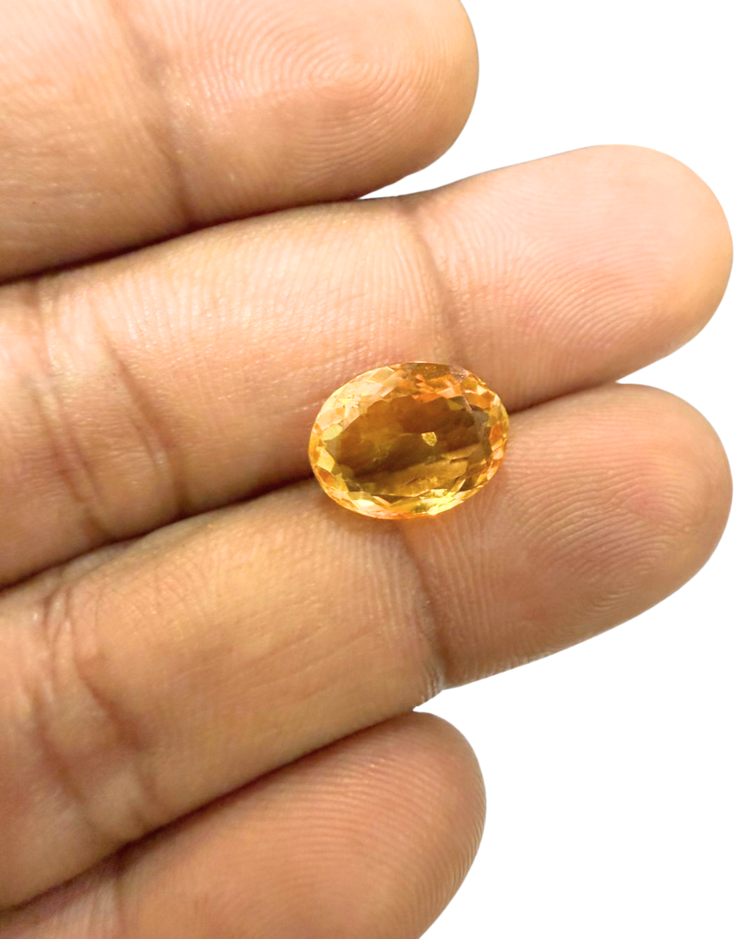 Natural Citrine Sunhela - 6.95 Carats