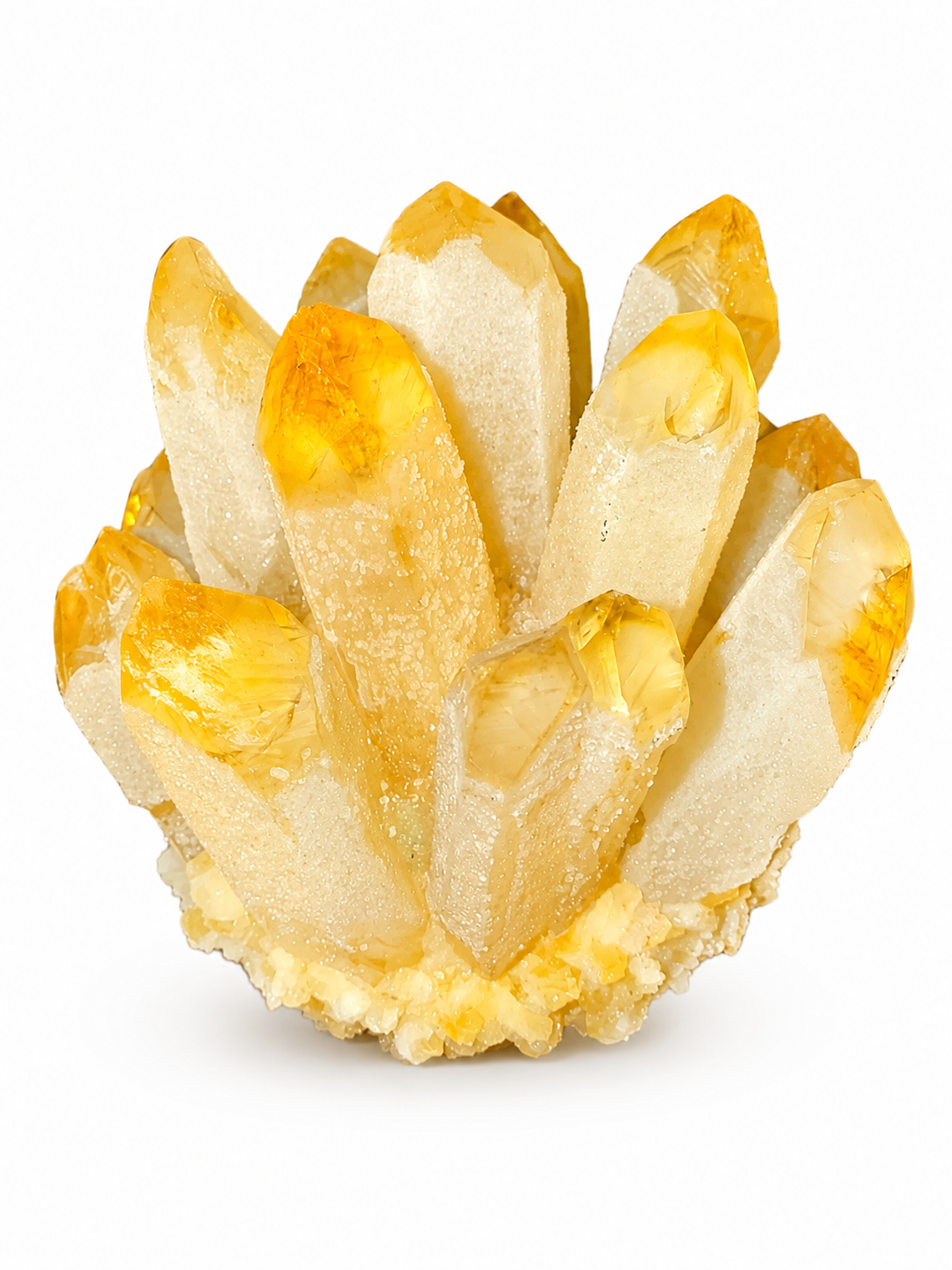 Citrine row stone  family
