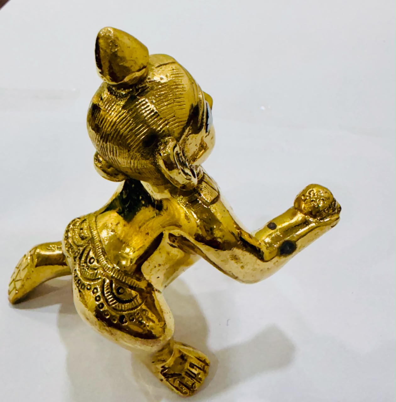 Laddu Gopal  Ashtadhatu with handmade designer red poshak 4