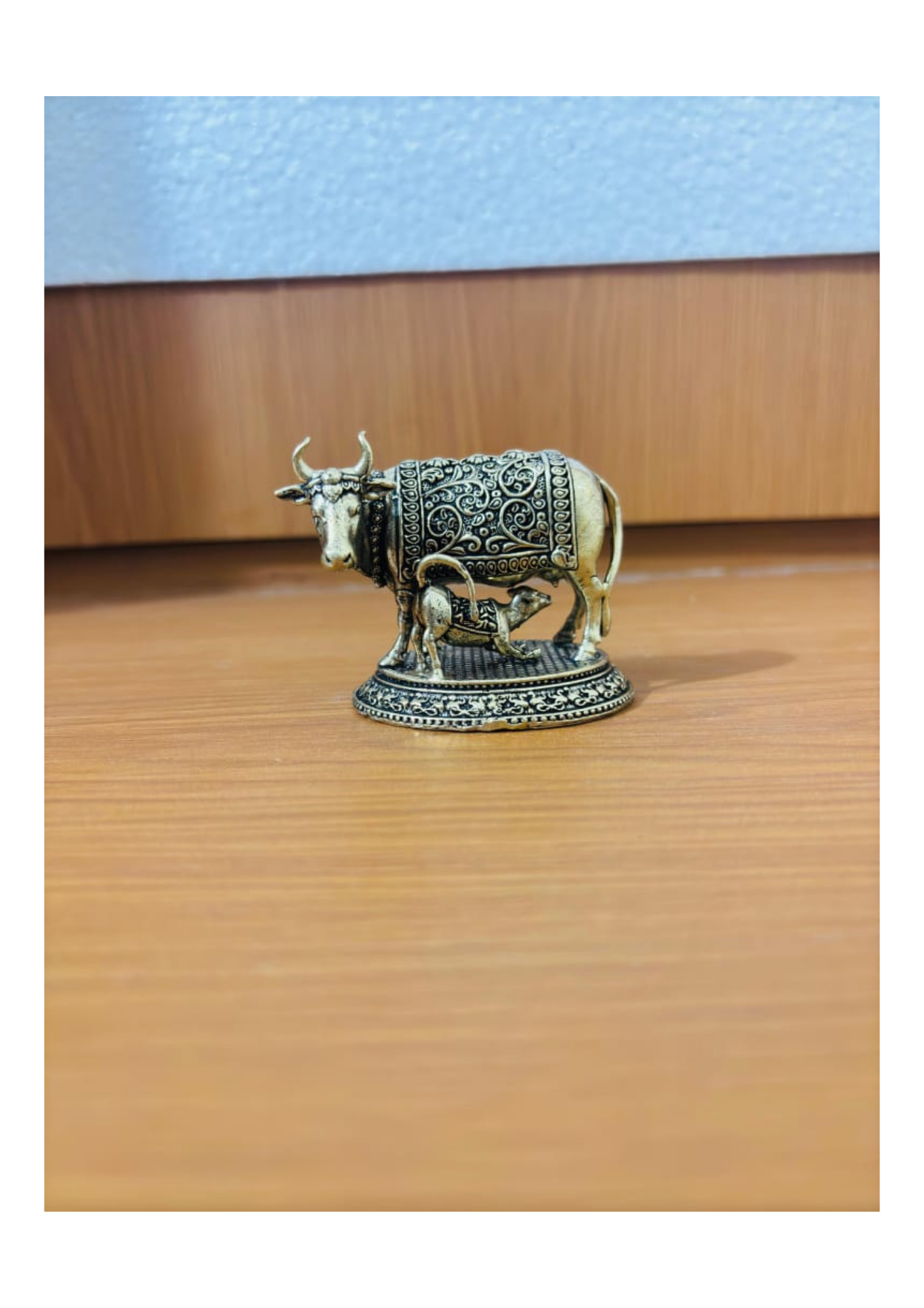 Brass Cow and Calf – 3 Inches |  210 gm Approx