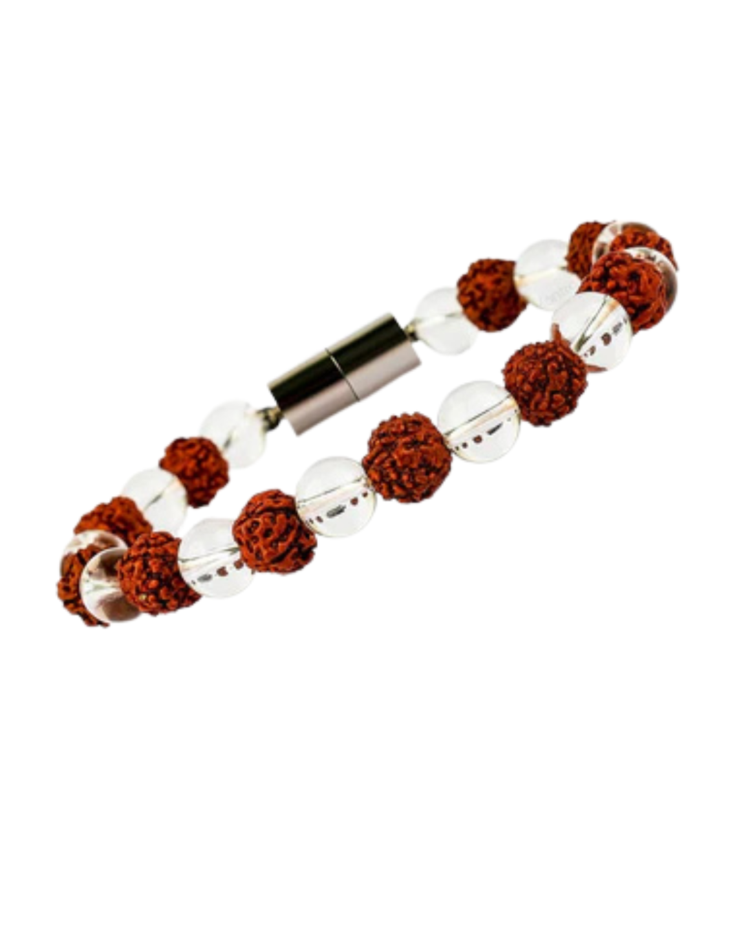 Original Rudraksha Crystal Magnetic Bracelet with Certificate