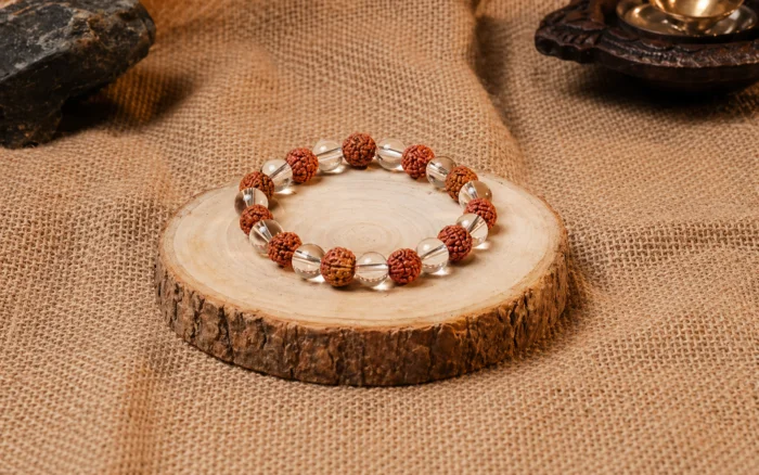 Rudraksha Crystal Bracelet