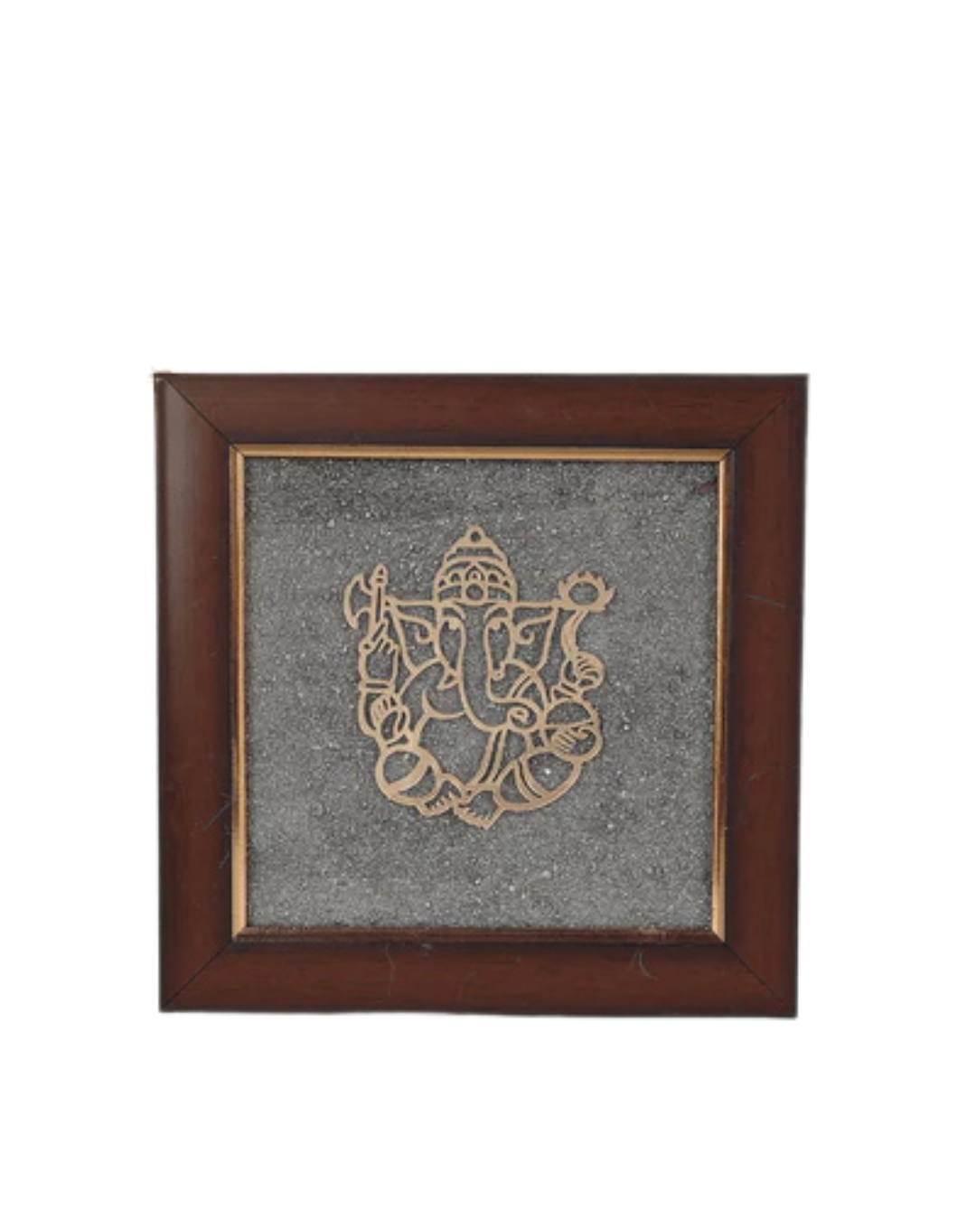 Ganesh Ji Pyrite Dust Frame