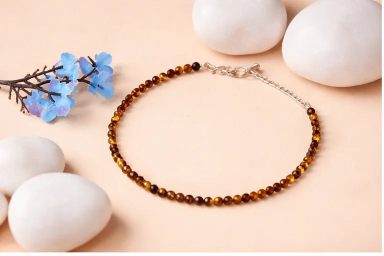 Tiger Eye Anklet 3