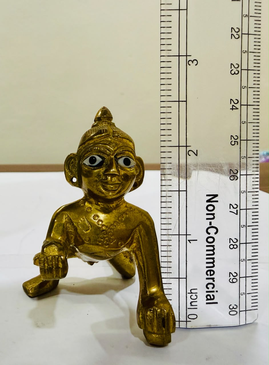 Laddu Gopal Ashtadhatu Idol – Size No. 1 2