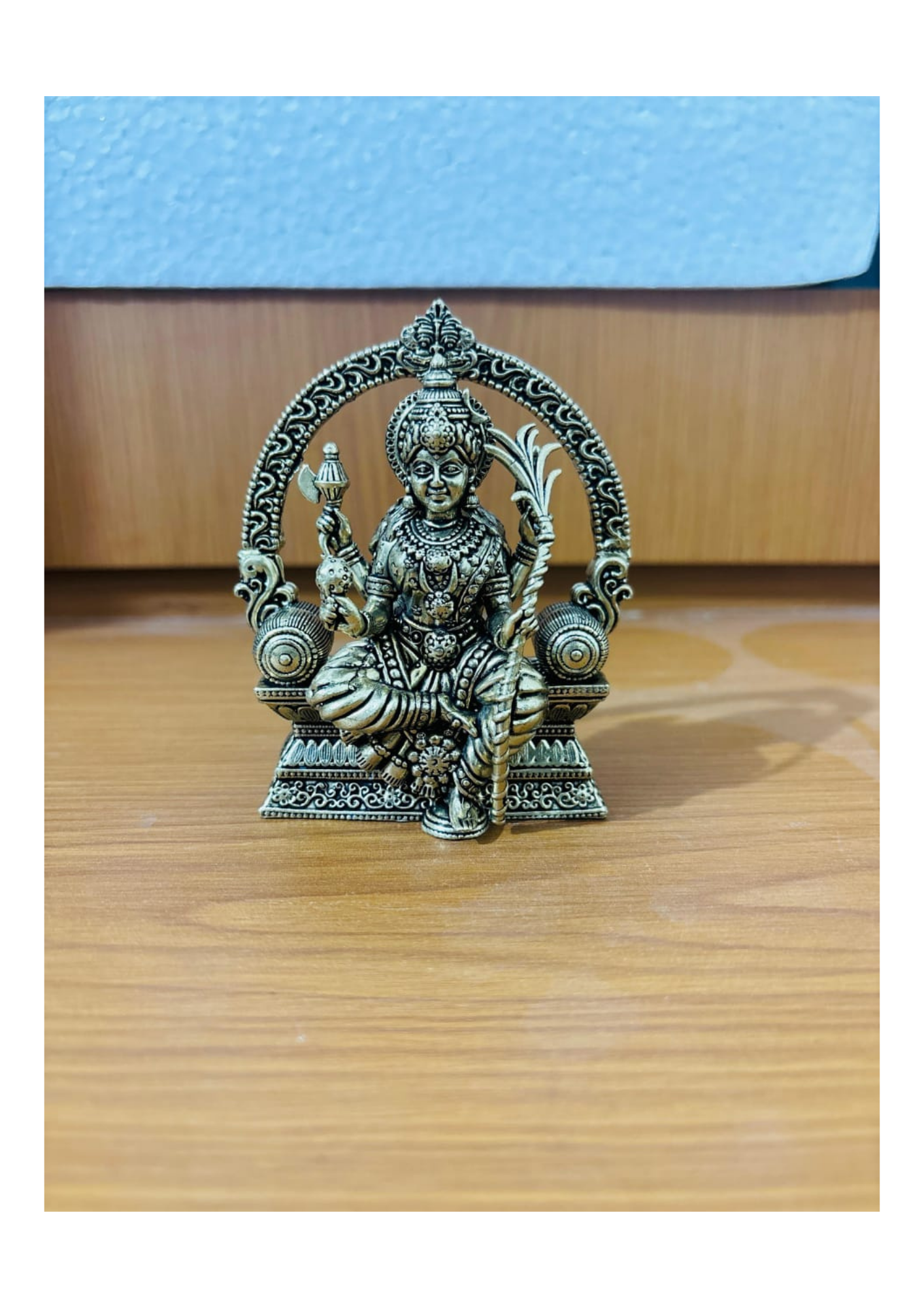  Brass Raja Rajeshwari 4 inch 150 Gm aaprox